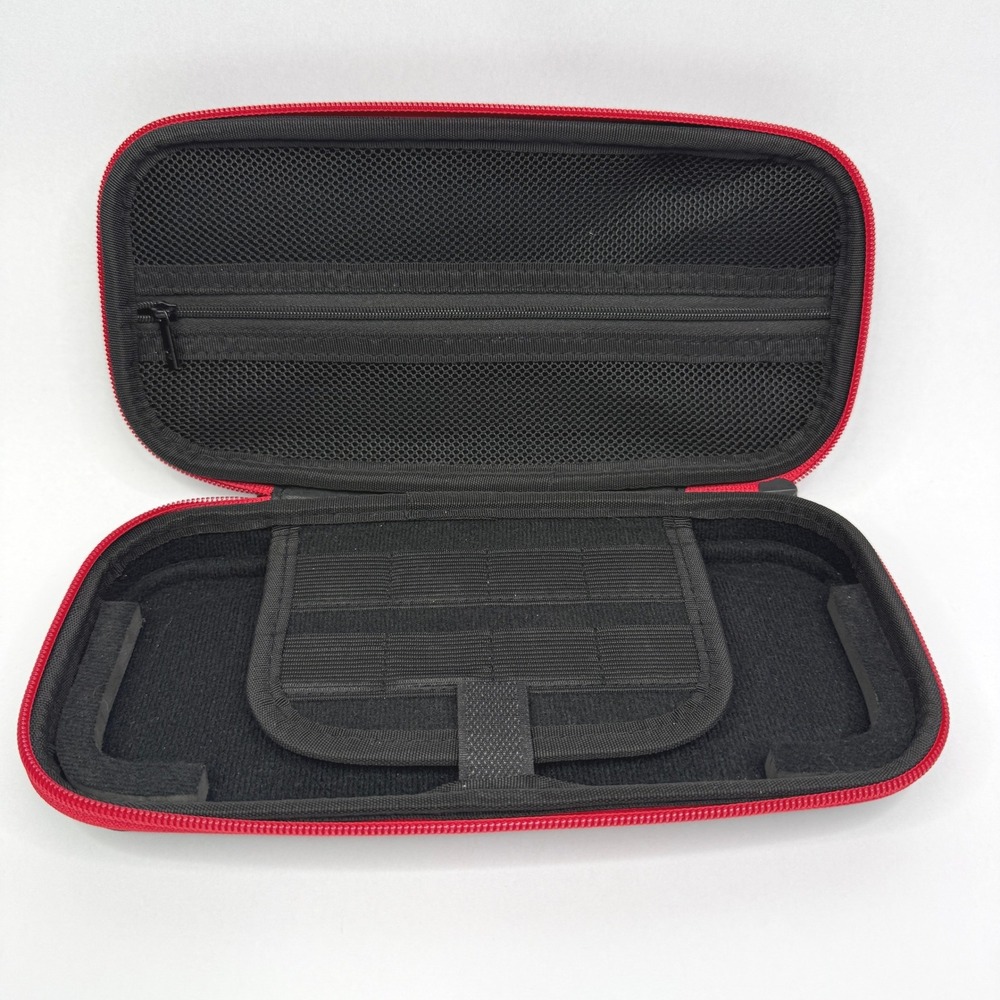Nintendo Switch Carrying Case OS Black Red Hardshell Protective Handle